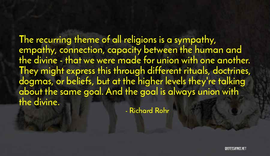 Connection With The One Quotes By Richard Rohr Connection With The One Quotes By Richard Rohr