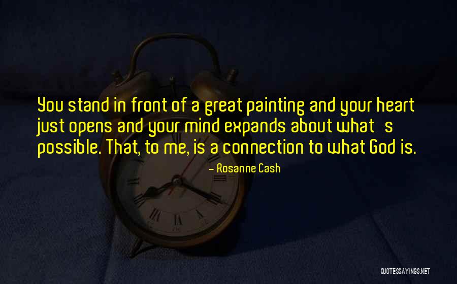 Connections With God Quotes By Rosanne Cash