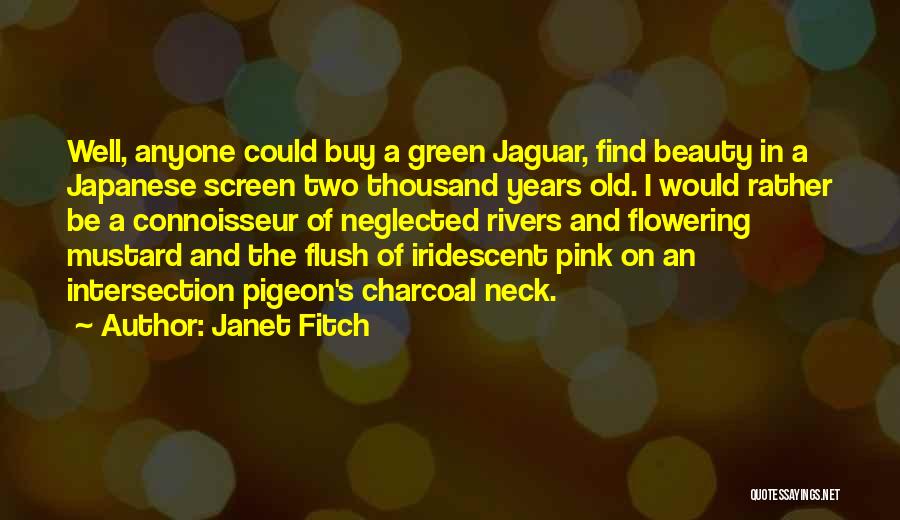 Connoisseur Quotes By Janet Fitch