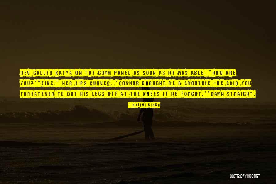 Connor Quotes By Nalini Singh Connor Quotes By Nalini Singh