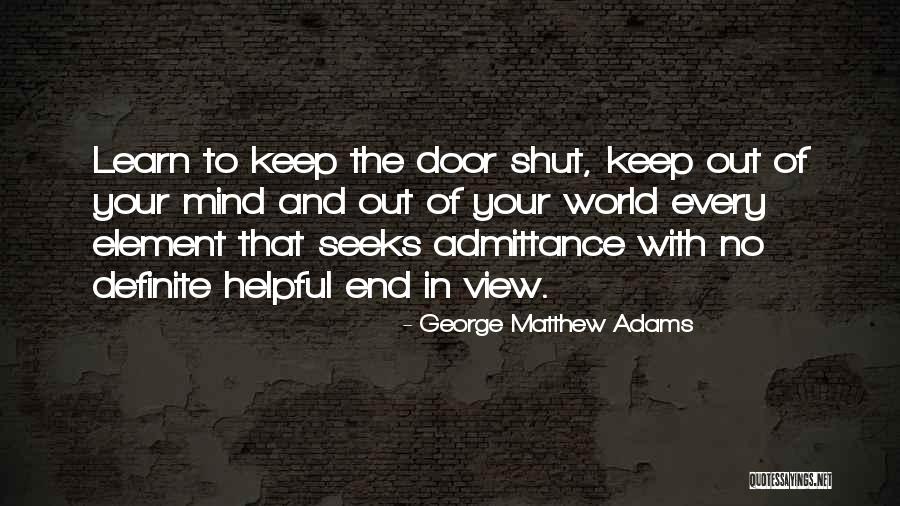 Conozcan A Quotes By George Matthew Adams Conozcan A Quotes By George Matthew Adams