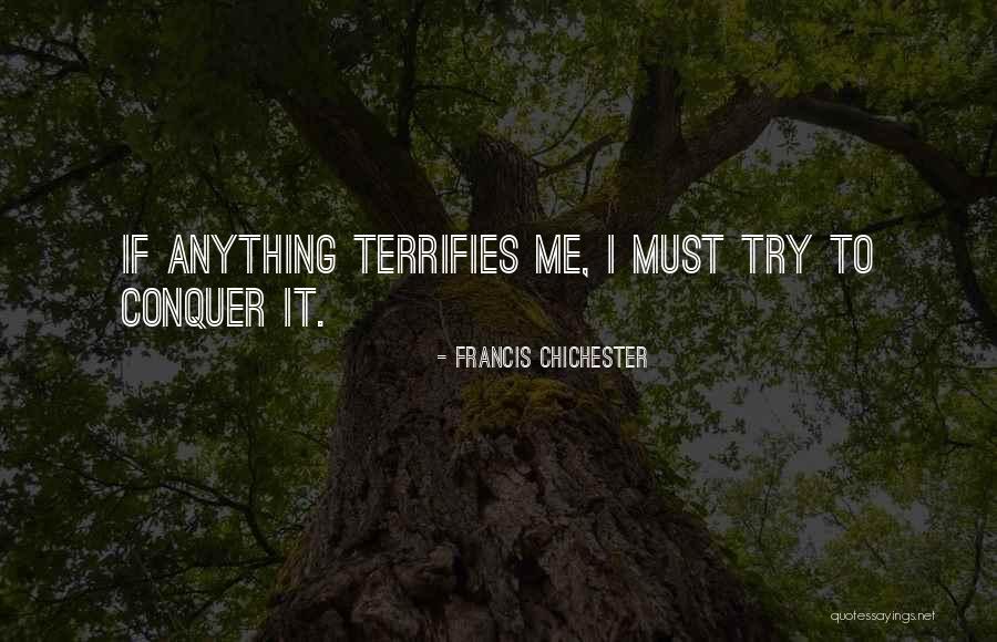 Conquer Anything Quotes By Francis Chichester