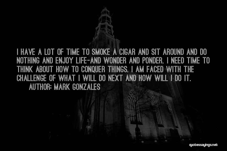 Conquer Challenges Quotes By Mark Gonzales