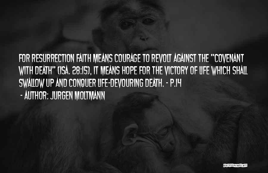 Conquer Death Quotes By Jurgen Moltmann