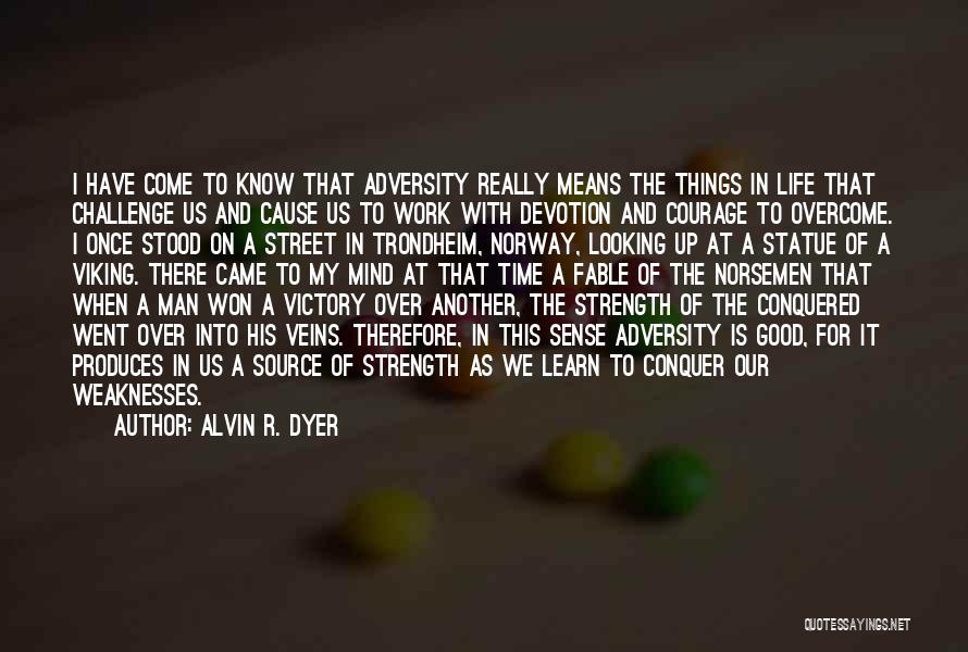 Conquer Your Mind Quotes By Alvin R. Dyer