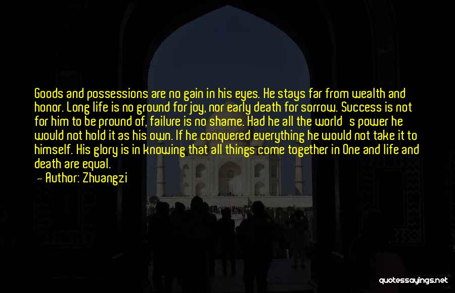 Conquered The World Quotes By Zhuangzi