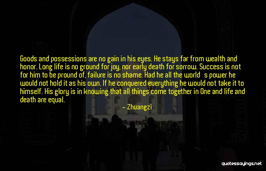 Conquered The World Quotes By Zhuangzi