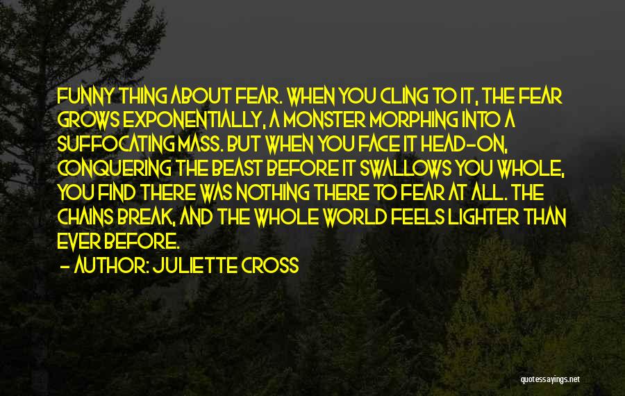 Conquering Fear Quotes By Juliette Cross