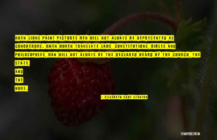 Conquerors Quotes By Elizabeth Cady Stanton Conquerors Quotes By Elizabeth Cady Stanton