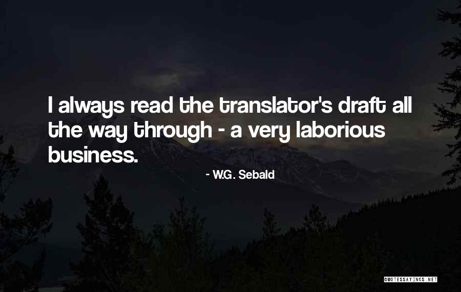 Conquistare Donna Quotes By W.G. Sebald