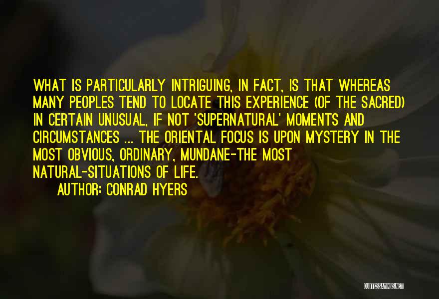 Conrad Hyers Quotes 1267182