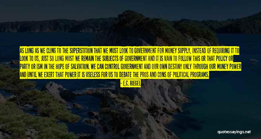 Cons And Pros Quotes By E.C. Riegel Cons And Pros Quotes By E.C. Riegel