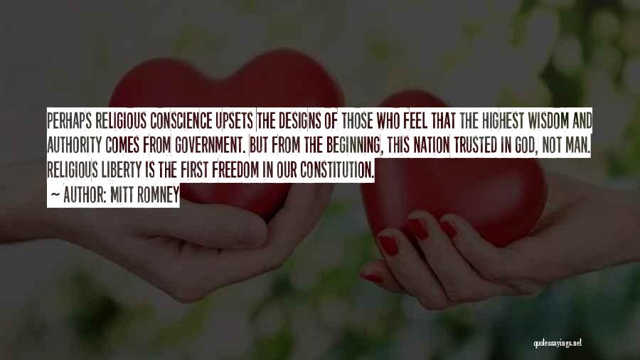 Conscience And Freedom Quotes By Mitt Romney