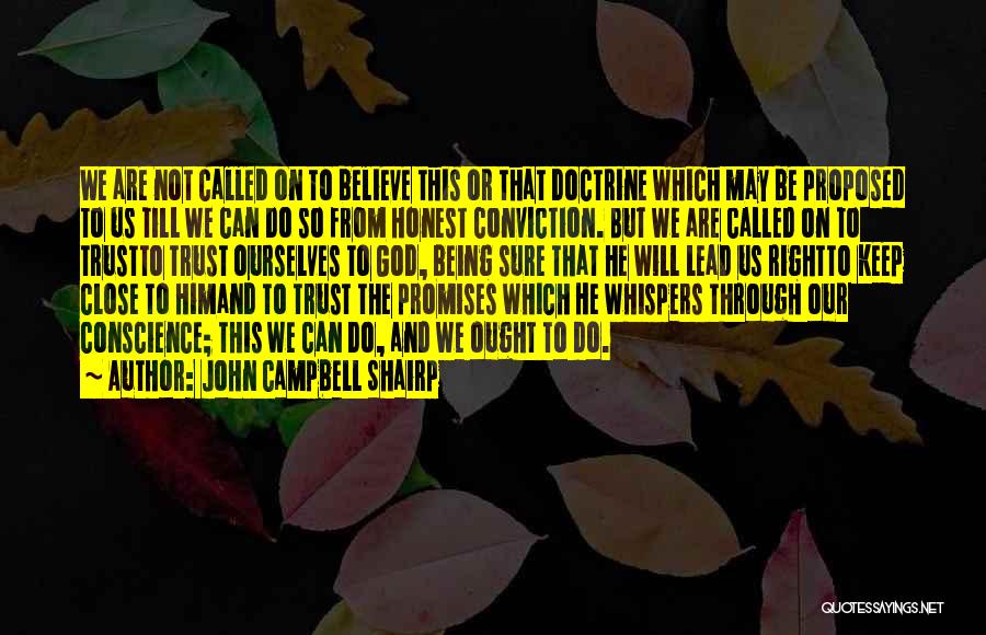Conscience And God Quotes By John Campbell Shairp