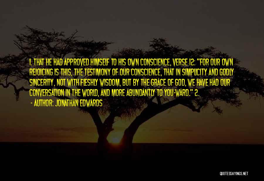 Conscience And God Quotes By Jonathan Edwards