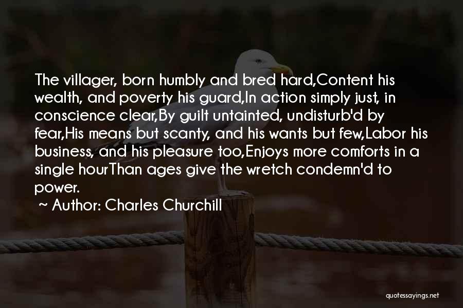 Conscience And Guilt Quotes By Charles Churchill