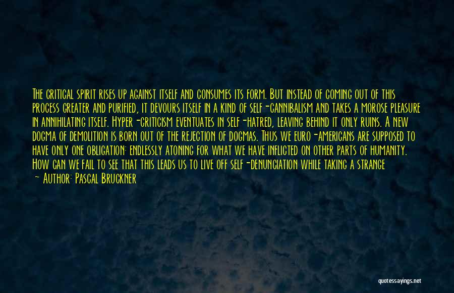 Conscience And Guilt Quotes By Pascal Bruckner