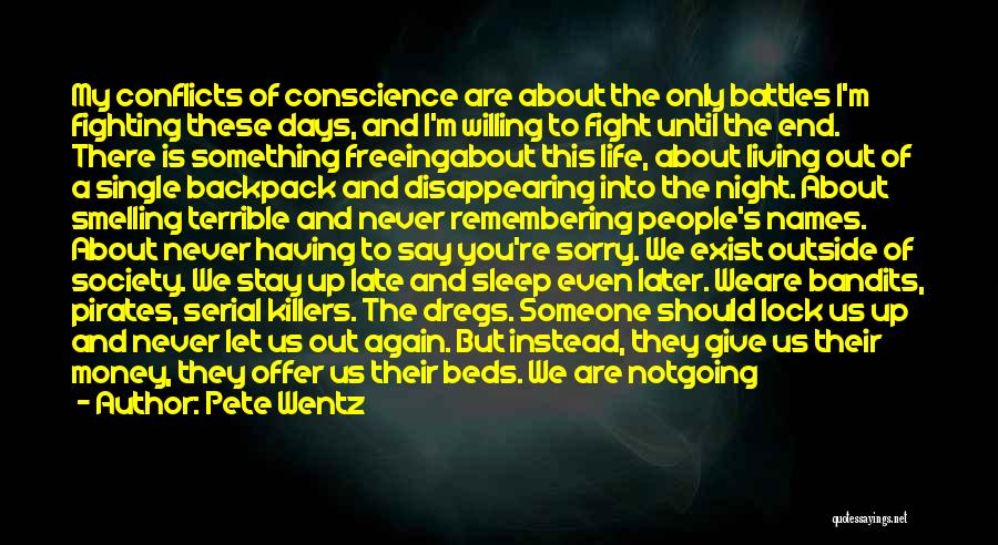 Conscience And Guilt Quotes By Pete Wentz