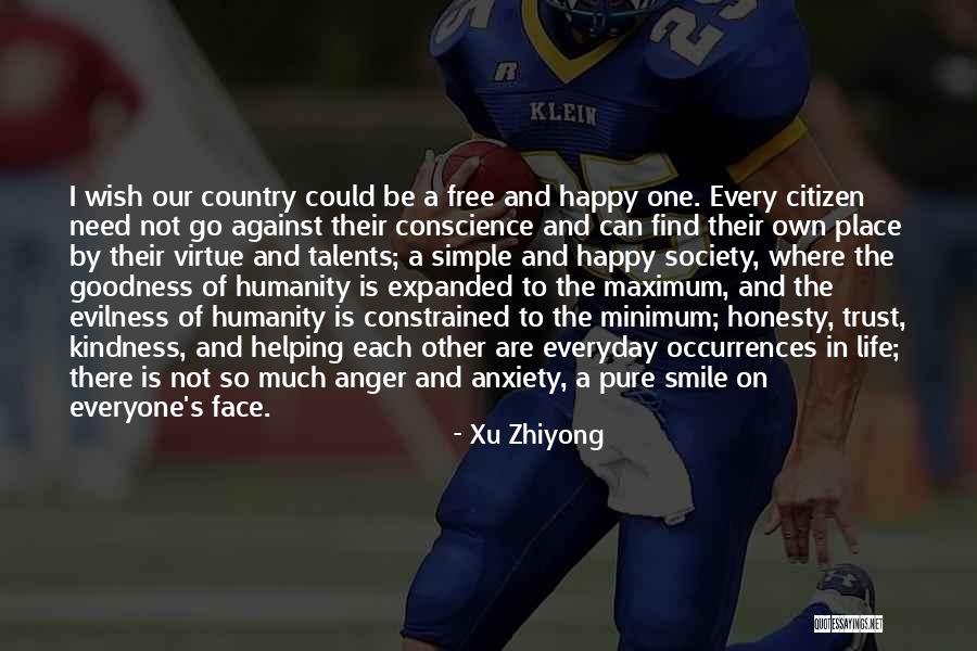 Conscience And Honesty Quotes By Xu Zhiyong