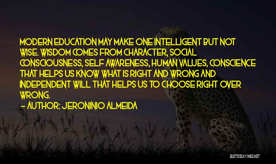 Conscience And Karma Quotes By Jeroninio Almeida