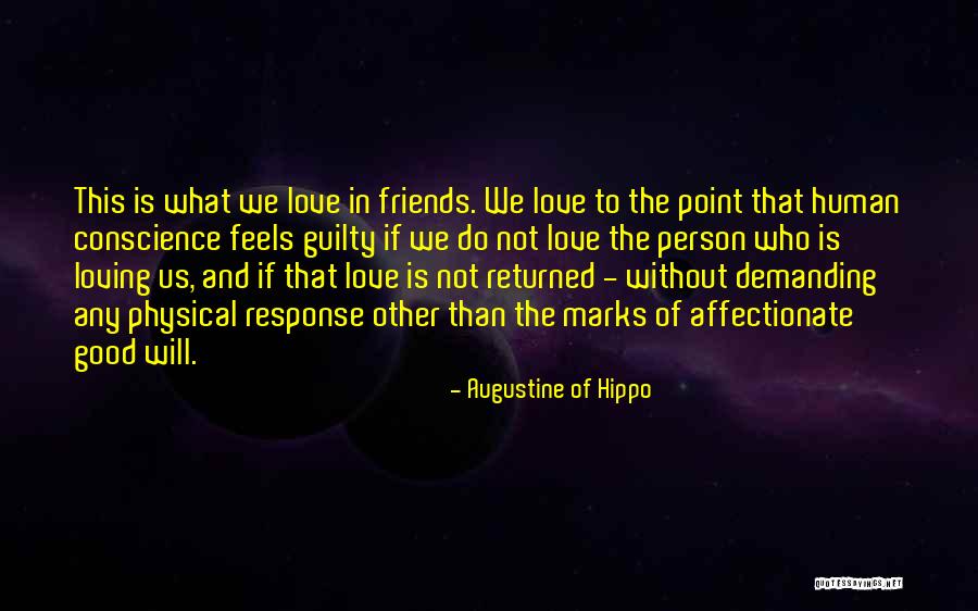 Conscience In Love Quotes By Augustine Of Hippo