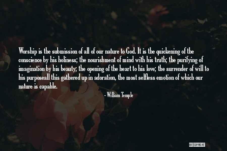 Conscience In Love Quotes By William Temple