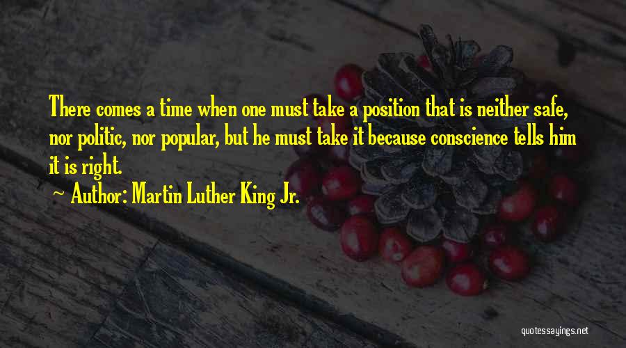 Conscience Quotes By Martin Luther King Jr.