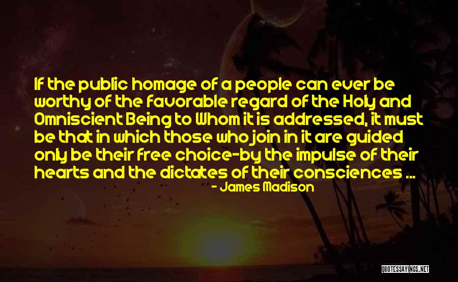 Consciences Quotes By James Madison Consciences Quotes By James Madison