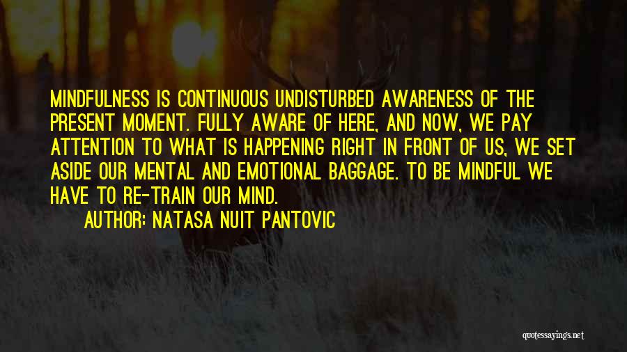 Conscious Awareness Quotes By Natasa Nuit Pantovic