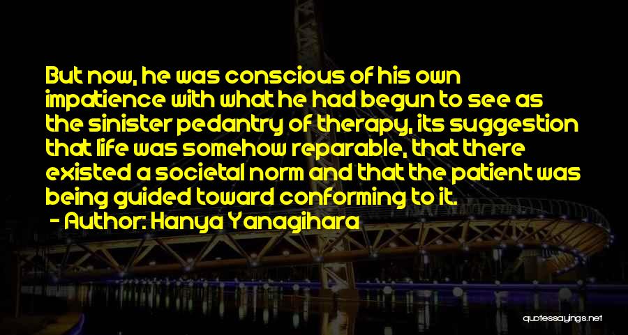 Conscious Life Quotes By Hanya Yanagihara