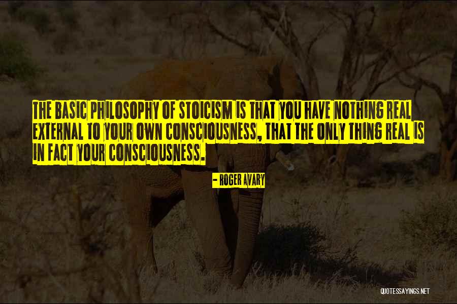 Consciousness In Philosophy Quotes By Roger Avary Consciousness In Philosophy Quotes By Roger Avary