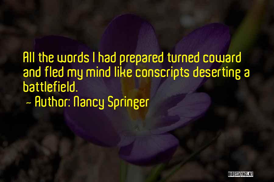 Conscript Quotes By Nancy Springer