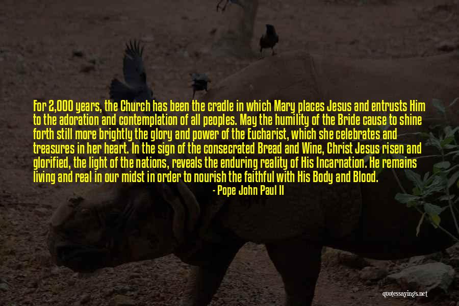 Consecrated Quotes By Pope John Paul II Consecrated Quotes By Pope John Paul II