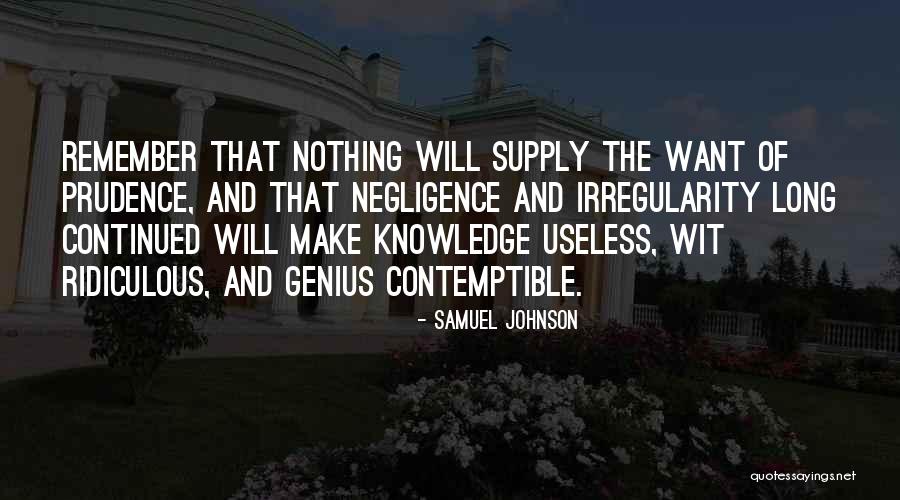 Conseidered Quotes By Samuel Johnson