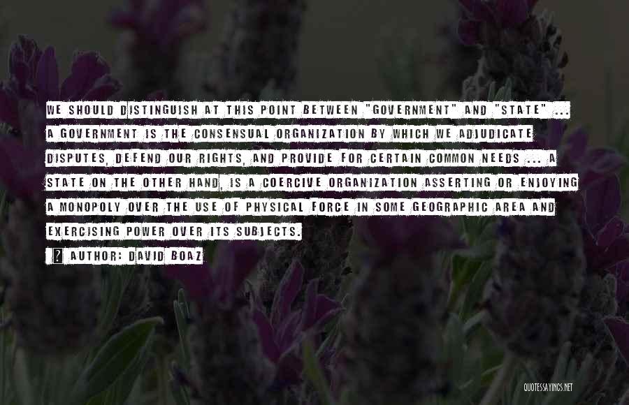 Consensual Quotes By David Boaz