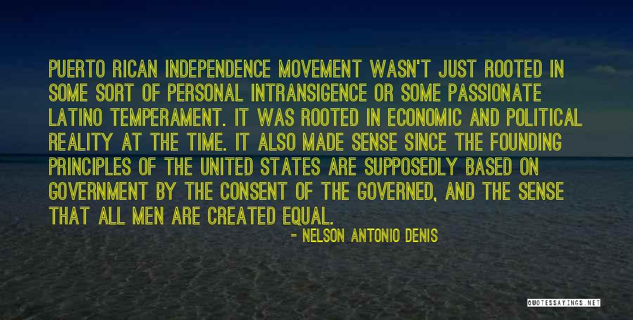 Consent Of The Governed Quotes By Nelson Antonio Denis