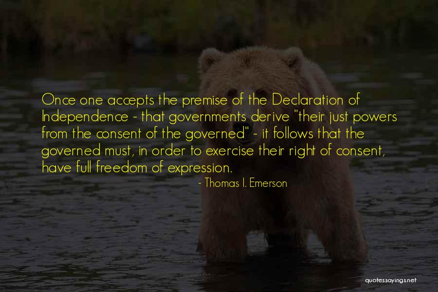 Consent Of The Governed Quotes By Thomas I. Emerson Consent Of The Governed Quotes By Thomas I. Emerson