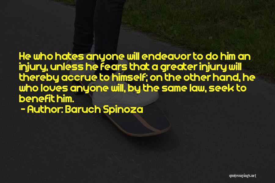 Conservadox Quotes By Baruch Spinoza