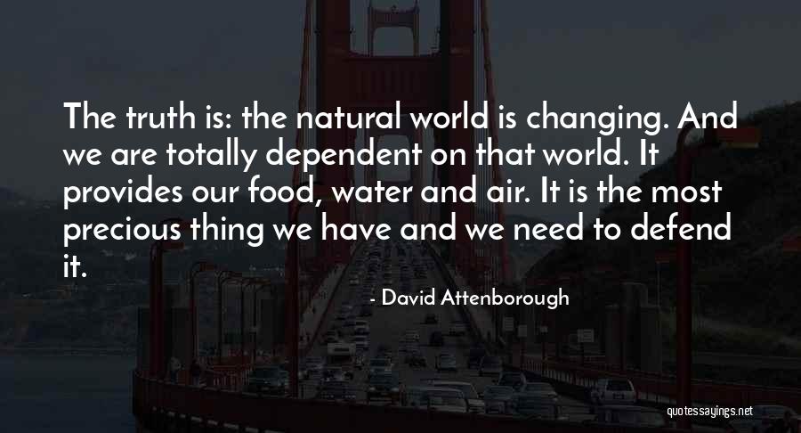 Conservation Of Water Quotes By David Attenborough