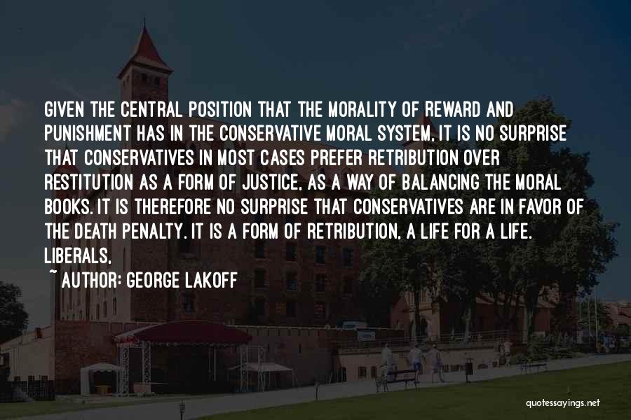 Conservative Death Penalty Quotes By George Lakoff