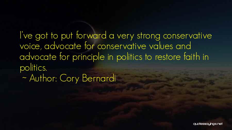 Conservative Politics Quotes By Cory Bernardi