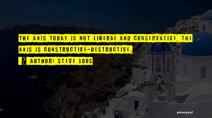 Conservative Politics Quotes By Steve Jobs