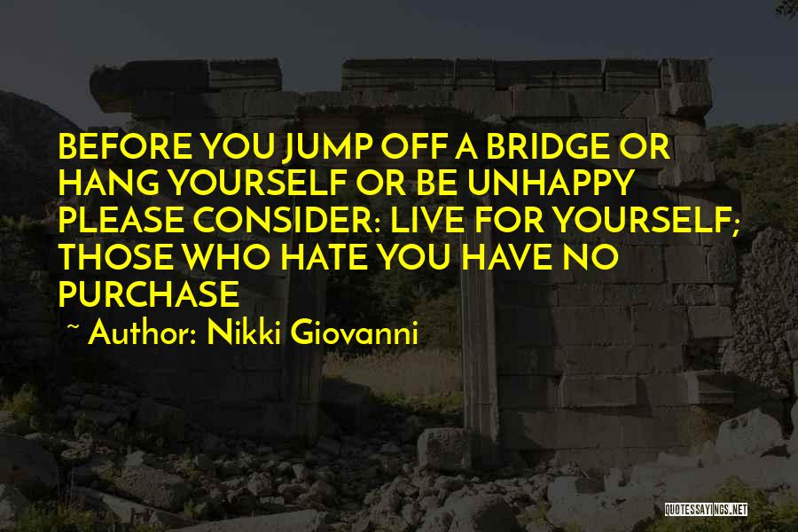 Consider Yourself Quotes By Nikki Giovanni