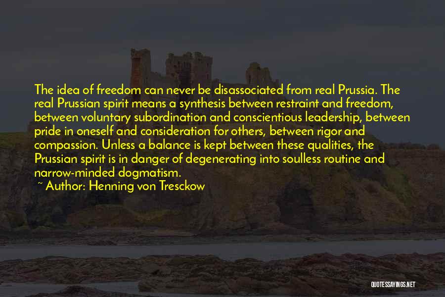 Consideration Of Others Quotes By Henning Von Tresckow