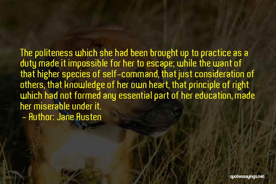 Consideration Of Others Quotes By Jane Austen