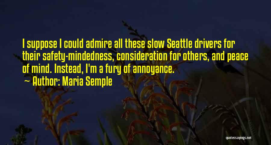 Consideration Quotes By Maria Semple