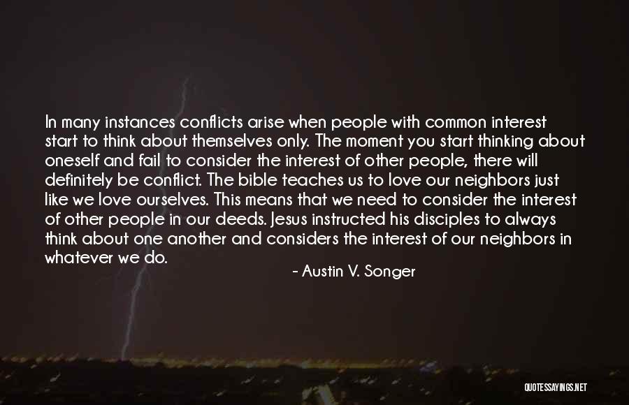 Considers To Be Quotes By Austin V. Songer Considers To Be Quotes By Austin V. Songer