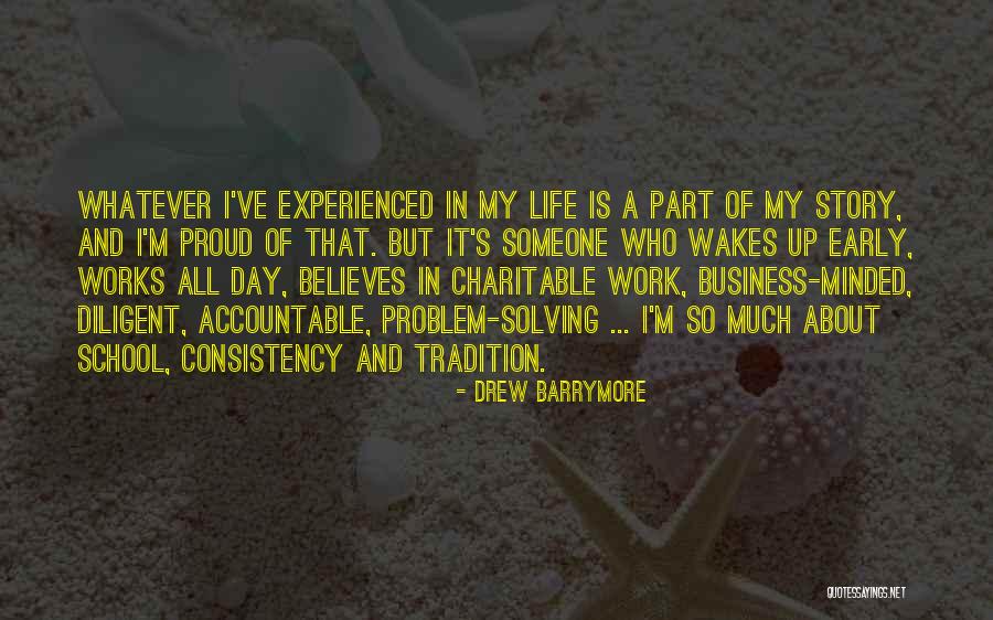 Consistency In Work Quotes By Drew Barrymore Consistency In Work Quotes By Drew Barrymore