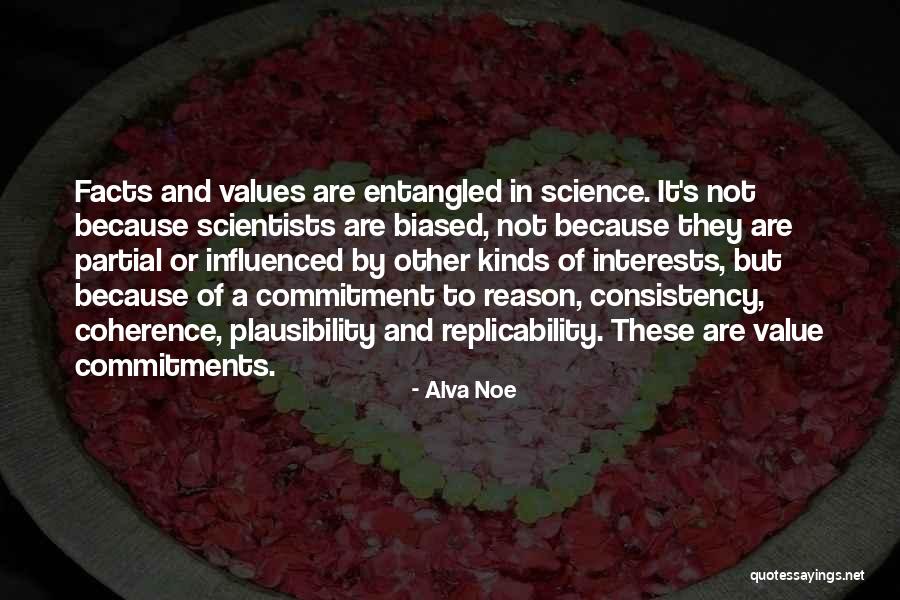 Consistency Quotes By Alva Noe