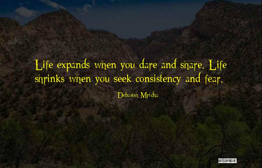 Consistency Quotes By Debasish Mridha